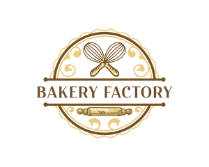 Bakery Whisk Bake logo design