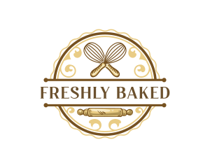 Bakery Whisk Bake logo design