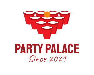 Beer Pong Game logo design