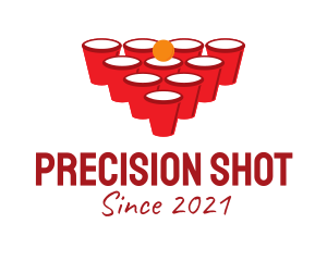 Beer Pong Game logo design