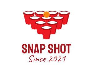 Beer Pong Game logo design