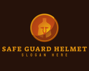 Spartan Helmet Shield logo