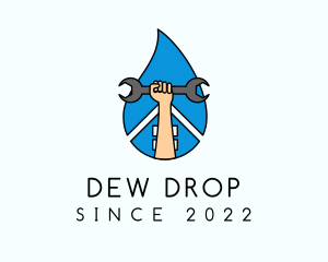 Water Plumbing Drop logo design