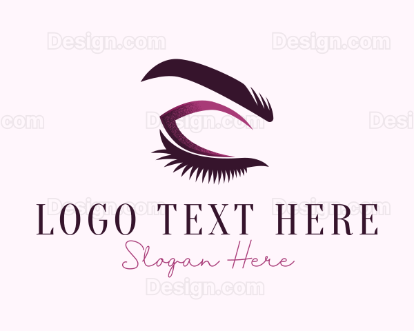 Cosmetic Eyelashes Beauty Logo