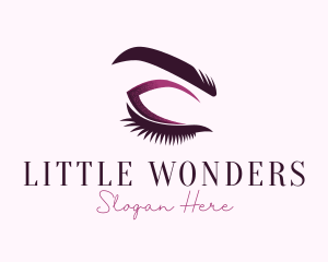 Cosmetic Eyelashes Beauty Logo