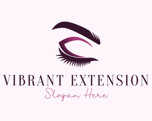 Cosmetic Eyelashes Beauty logo design