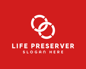 Modern Safety Lifebuoy  logo design