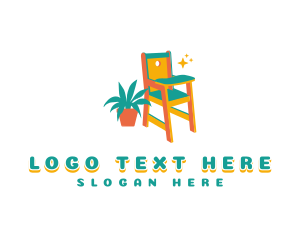 Baby - Houseplant Baby Chair logo design
