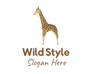 Wild Giraffe Zoo logo design