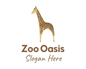 Wild Giraffe Zoo logo design