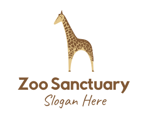 Wild Giraffe Zoo logo design