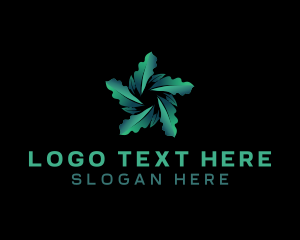 Leaf Floral Motion logo