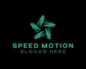 Leaf Floral Motion logo design