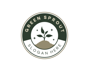 Plant Sprout Agriculture logo design