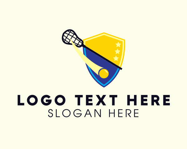 Lacrosse Stick logo example 3