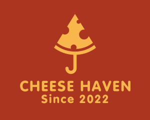 Cheese Pizza Umbrella  logo