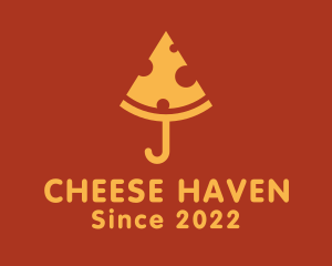 Cheese Pizza Umbrella  logo design