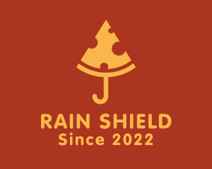 Cheese Pizza Umbrella  logo