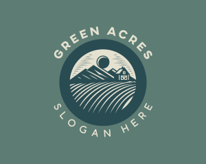 Mountain Farm Field logo design