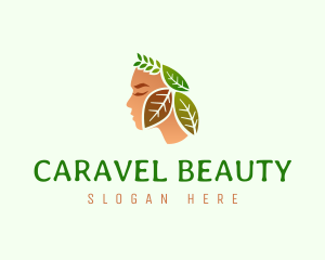 Face Leaf Beauty logo design