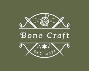 Craft Yarn Needle logo design