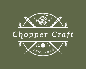 Craft Yarn Needle logo design