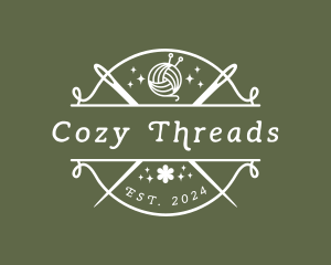 Craft Yarn Needle logo design