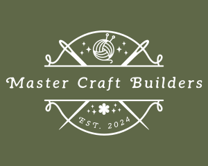 Craft Yarn Needle logo design