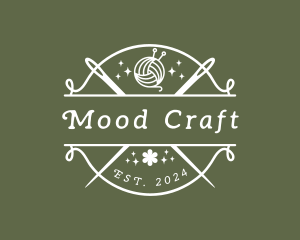 Craft Yarn Needle logo design