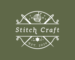 Craft Yarn Needle logo design
