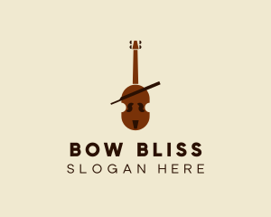 Classical Cello Music  logo design