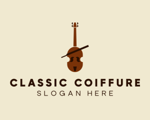 Classical Cello Music  logo design