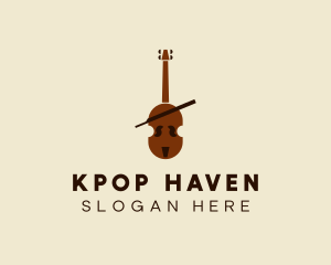 Classical Cello Music  logo design