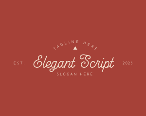 Elegant Script Business logo design