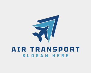 Forwarding Arrow Plane Logistics  logo design