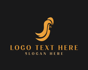 Woman Hair Stylist logo