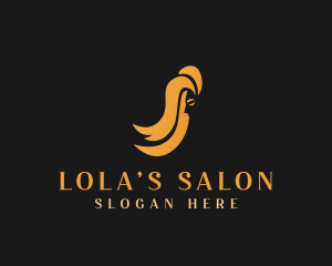 Woman Hair Salon logo design