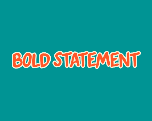 Graffiti Statement Wordmark logo