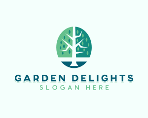 Tree Garden Farm logo design