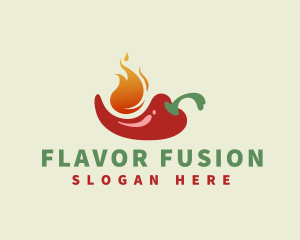 Flaming Spicy Chili  logo