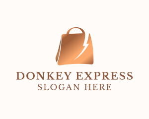 Lightning Express Bag logo design