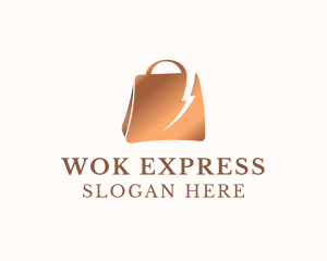 Lightning Express Bag logo design