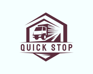 Fast Delivery Truck logo design