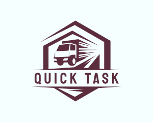 Fast Delivery Truck logo design