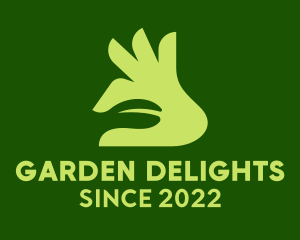 Green Hand Garden  logo design