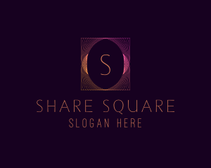 Square Stripes Media logo design