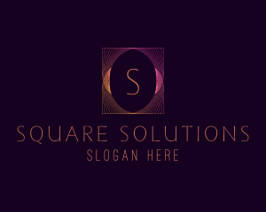 Square Stripes Media logo design