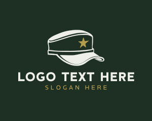 Military Hat Officer logo