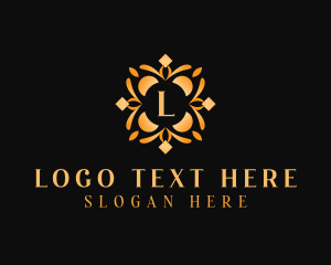 Stylish Floral Diamond logo