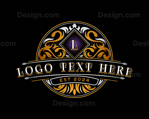 Premium Ornamental Crest Logo